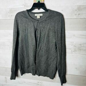 Melrose Chic Gray Cardigan